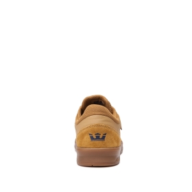 Supra Mens SAINT Low Top Shoes Tan/Gum | US-36699